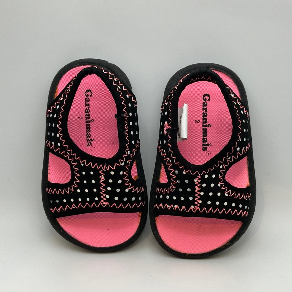 Garanimals Pink and Black Kids Sandals